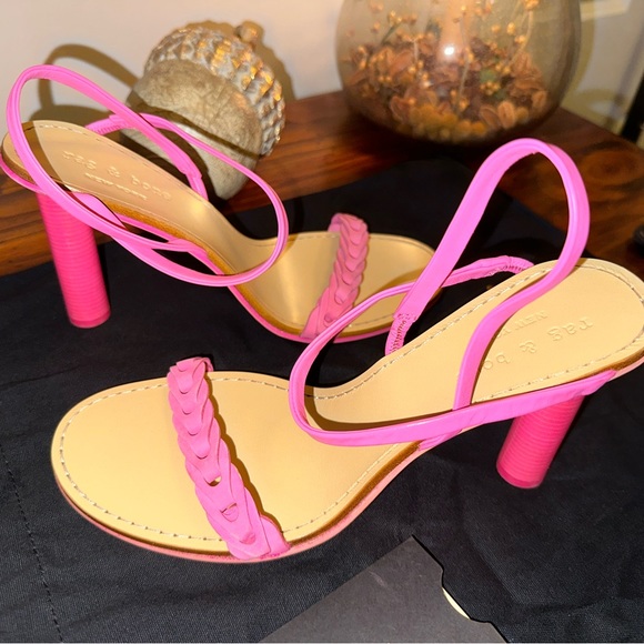 RAG & BONE women’s Infinity Cylinder Heel Slingback Sandals, size 39 - Picture 8 of 15